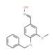 4-(benzyloxy)-3-methoxybenzaldehyde oxime (CAS 81259-54-3) - chemical structure image