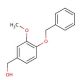 4-Benzyloxy-3-methoxybenzyl alcohol (CAS 33693-48-0) - chemical structure image