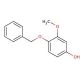 4-Benzyloxy-3-methoxyphenol (CAS 40232-88-0) - chemical structure image