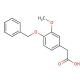 4-Benzyloxy-3-methoxyphenylacetic acid (CAS 29973-91-9) - chemical structure image