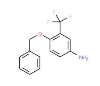 4-(Benzyloxy)-3-(trifluoromethyl)aniline - chemical structure image