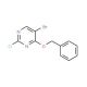 4-Benzyloxy-5-bromo-2-chloropyrimidine (CAS 205672-19-1) - chemical structure image