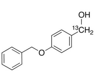 4-Benzyloxy-[7-13C]benzyl Alcohol (CAS 680182-18-7) - chemical structure image