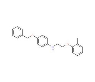 4-(Benzyloxy)-N-[2-(2-methylphenoxy)ethyl]aniline - chemical structure image