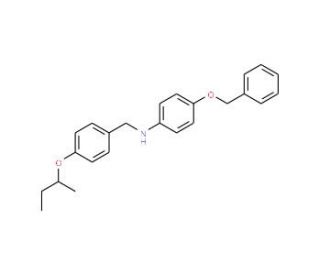4-(Benzyloxy)-N-[4-(sec-butoxy)benzyl]aniline - chemical structure image