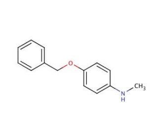 4-Benzyloxy-N-methylaniline (CAS 1142-18-3) - chemical structure image