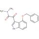 4-(Benzyloxy)-N,N-dimethyl-indole-3-glyoxylamide - chemical structure image