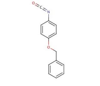 4-(Benzyloxy)phenyl isocyanate (CAS 50528-73-9) - chemical structure image