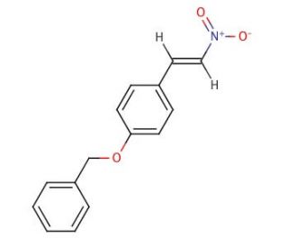 4-Benzyloxy-trans-&beta;-nitrostyrene (CAS 2982-55-0) - chemical structure image