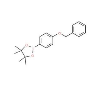 4-Benzyloxybenzeneboronic acid, pinacol ester (CAS 754226-40-9) - chemical structure image