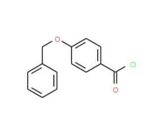 4-Benzyloxybenzoylchloride (CAS 1486-50-6) - chemical structure image