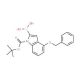 4-Benzyloxyindole-2-boronic acid, N-BOC protected (CAS 850568-52-4) - chemical structure image