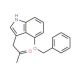 4-Benzyloxyindole-3-acetone (CAS 113997-55-0) - chemical structure image