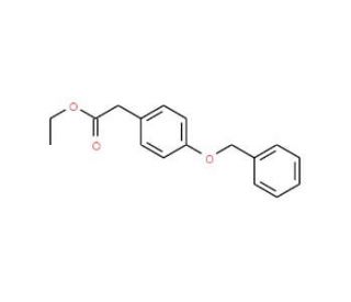 4-Benzyloxyphenylacetic acid ethyl ester (CAS 56441-69-1) - chemical structure image