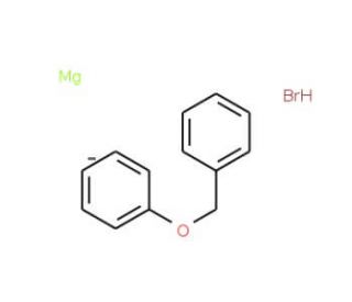 4-Benzyloxyphenylmagnesium bromide solution (CAS 120186-59-6) - chemical structure image