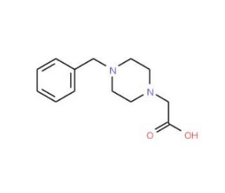 (4-benzylpiperazin-1-yl)acetic acid (CAS 214535-51-0) - chemical structure image