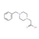 (4-benzylpiperazin-1-yl)acetic acid (CAS 214535-51-0) - chemical structure image