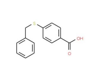 4-(benzylsulfanyl)benzoic acid - chemical structure image