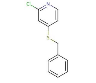 4-(benzylthio)-2-chloropyridine - chemical structure image