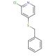 4-(benzylthio)-2-chloropyridine - chemical structure image