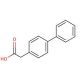 4-Biphenylacetic acid (CAS 5728-52-9) - chemical structure image