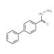 4-Biphenylcarboxylic acid hydrazide (CAS 18622-23-6) - chemical structure image