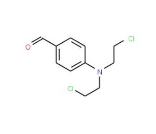 4-[Bis-(2-chloroethyl)amino]benzaldehyde (CAS 1208-03-3) - chemical structure image