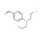 4-[Bis-(2-chloroethyl)amino]benzaldehyde (CAS 1208-03-3) - chemical structure image
