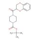 4-Boc-1-(1,4-benzodioxan-2-ylcarbonyl)piperazine (CAS 1076199-22-8) - chemical structure image
