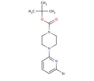 4-Boc-1-(6-bromo-2-pyridyl)piperazine (CAS 331767-56-7) - chemical structure image