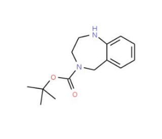 4-Boc-2,3,4,5-Tetrahydro-1H-benzo[e][1,4]diazepine (CAS 195983-63-2) - chemical structure image