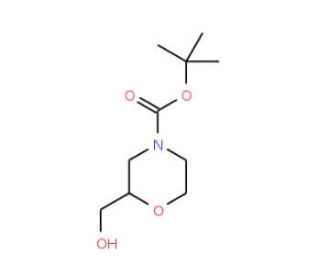 4-Boc-2-hydroxymethyl-morpholine (CAS 135065-69-9) - chemical structure image