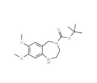 4-Boc-7,8-Dimethoxy-2,3,4,5-tetrahydro-1H-benzo[e][1,4]diazepine (CAS 886364-26-7) - chemical structure image
