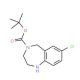 4-Boc-7-Chloro-2,3,4,5-tetrahydro-1H-benzo[e][1,4]diazepine (CAS 886364-33-6) - chemical structure image