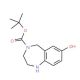 4-Boc-7-Hydroxy-2,3,4,5-tetrahydro-1H-benzo[e][1,4]diazepine (CAS 886364-39-2) - chemical structure image