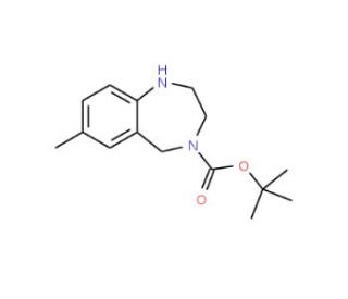 4-Boc-7-Methyl-2,3,4,5-tetrahydro-1H-benzo[e][1,4] diazepine - chemical structure image