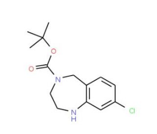 4-Boc-8-Chloro-2,3,4,5-tetrahydro-1H-benzo[e][1,4]diazepine (CAS 886364-27-8) - chemical structure image