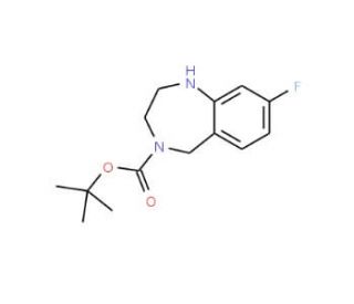4-Boc-8-Fluoro-2,3,4,5-tetrahydro-1H-benzo[e][1,4] diazepine - chemical structure image