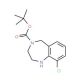 4-Boc-9-Chloro-2,3,4,5-tetrahydro-1H-benzo[e][1,4]diazepine (CAS 886364-21-2) - chemical structure image