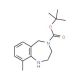 4-Boc-9-Methyl-2,3,4,5-tetrahydro-1H-benzo[e][1,4]diazepine (CAS 886364-23-4) - chemical structure image