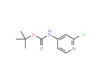 4-(Boc-amino)-2-chloropyridine (CAS 234108-73-7) - chemical structure image