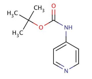 4-(Boc-amino)pyridine (CAS 98400-69-2) - chemical structure image