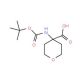 4-(Boc-amino)tetrahydropyran-4-carboxylic acid (CAS 172843-97-9) - chemical structure image