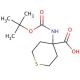 4-(Boc-amino)tetrahydrothiopyran-4-carboxylic acid (CAS 108329-81-3) - chemical structure image