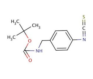 4-(Boc-aminomethyl)phenyl isothiocyanate (CAS 89631-74-3) - chemical structure image