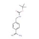 4-Boc-aminomethylbenzamidine (CAS 162696-15-3) - chemical structure image