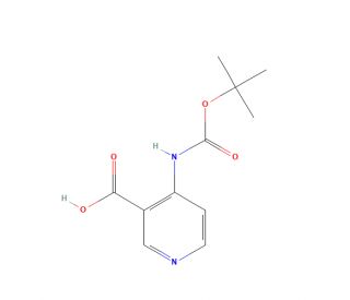 4-Boc-aminonicotinic acid (CAS 171178-34-0) - chemical structure image