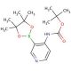 4-Boc-Aminopyridine-3-boronic acid, pinacol ester 的分子结构, CAS编号: 1073354-02-5 4-Boc-Aminopyridine-3-boronic acid, pinacol ester (CAS 1073354-02-5) - chemical structure image