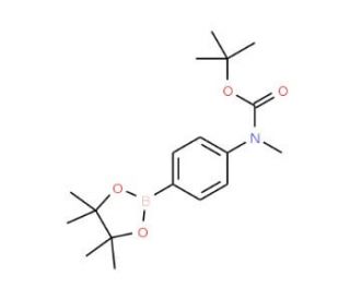 4-(BOC-Methylamino)phenylboronic acid, pinacol ester (CAS 916587-44-5) - chemical structure image