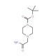 (4-Boc-piperazin-1-yl)-acetamide (CAS 77278-70-7) - chemical structure image